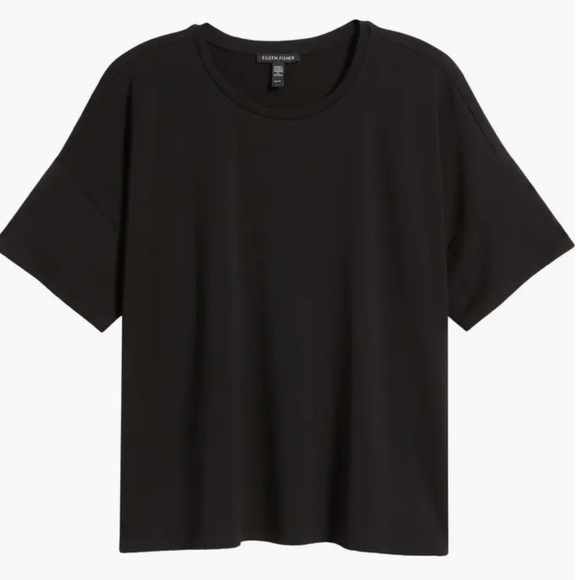 Eileen Fisher Tops - Eileen Fisher —Bateau Neck Boxy T-Shirt
